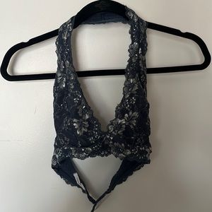 Maurices size medium Halter top bralette with clasp back